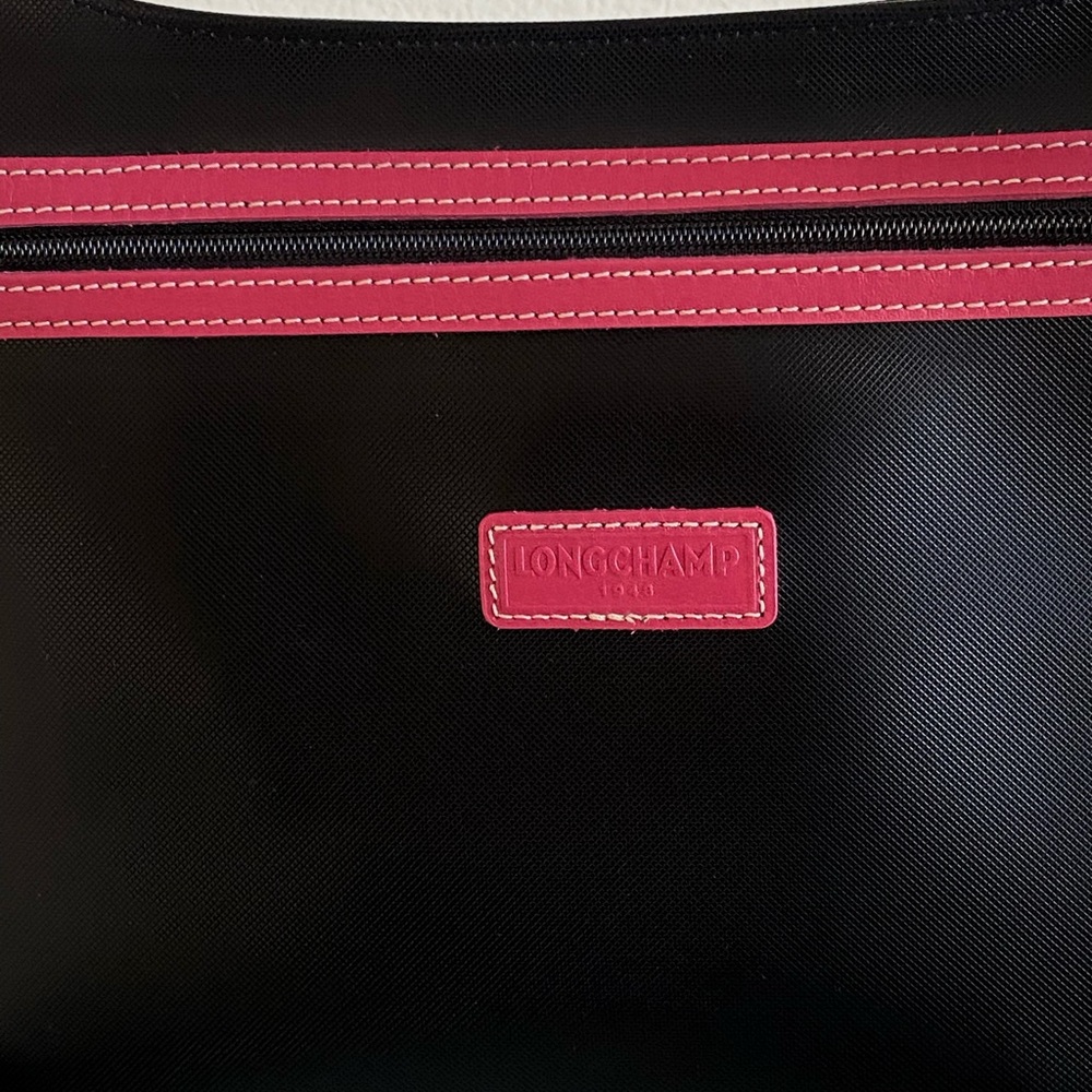Longchamp Black and Pink Women's Bag - Picture 3 of 10